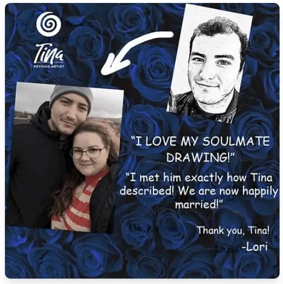Tina Aldea soulmate sketch example
